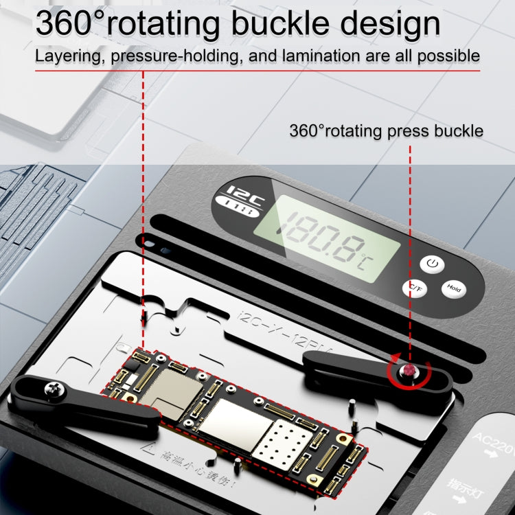 i2C T18 LCD Display PCB Motherboard Layered Desoldering Station With Universal Module, US Plug - free shipping - PMC TechLife - Order now!