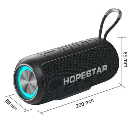 HOPESTAR P26 Outdoor Portable lPX6 Waterproof Dazzling Bluetooth Speaker(Grey) - Waterproof Speaker by HOPESTAR | Online Shopping South Africa | PMC Jewellery | Buy Now Pay Later Mobicred