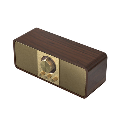 OneDer JY82 Wooden Retro Styling Wireless Speaker HIFI Classic FM Radio Support TF / U-Disk / AUX(Walnut Wood) - Desktop Speaker by OneDer | Online Shopping South Africa | PMC Jewellery | Buy Now Pay Later Mobicred