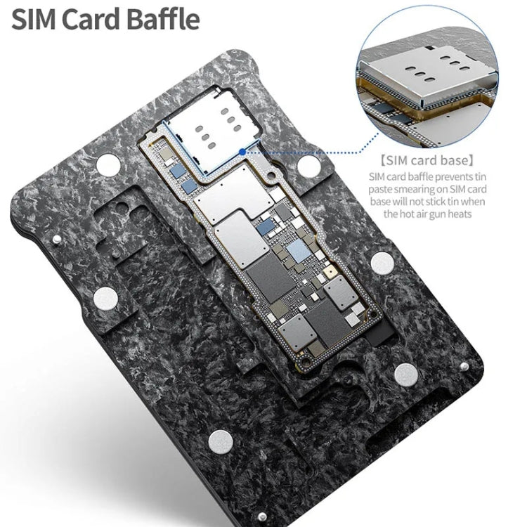 Qianli Magnetic Middle Layer BGA Reballing Platform For iPhone 14 Series - BGA Stencils by QIANLI | Online Shopping South Africa | PMC TechLife | Buy Now Pay Later Mobicred