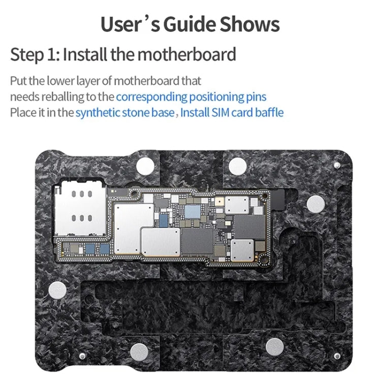 Qianli Magnetic Middle Layer BGA Reballing Platform For iPhone 14 Series - BGA Stencils by QIANLI | Online Shopping South Africa | PMC TechLife | Buy Now Pay Later Mobicred