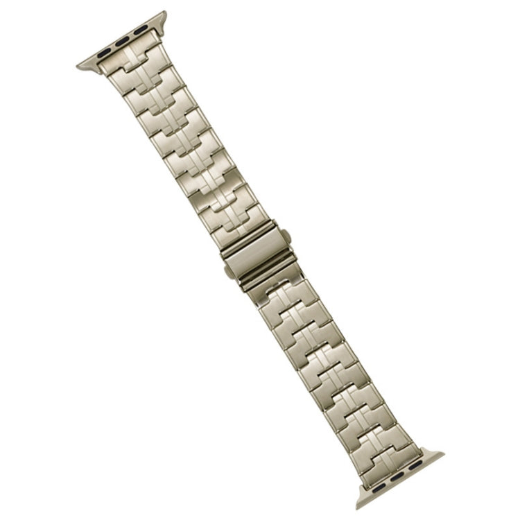 For Apple Watch Series 5 44mm Stainless Steel Watch Band(Titanium) - free shipping - PMC TechLife - Order now!
