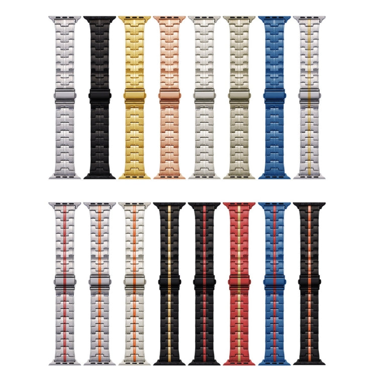 For Apple Watch 38mm Stainless Steel Watch Band(Blue) - free shipping - PMC TechLife - Order now!