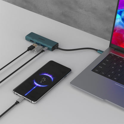 Onten UC126 5 in 1 USB-C / Type-C to Dual HDM I+ USB2.0 + PD3.0 Multi-function HUB Docking Station - USB HUB by Onten | Online Shopping South Africa | PMC Jewellery | Buy Now Pay Later Mobicred