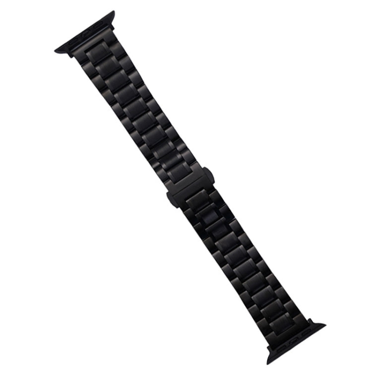For Apple Watch SE 40mm Five-Beads Stainless Steel Watch Band(Black) - free shipping - PMC TechLife - Order now!