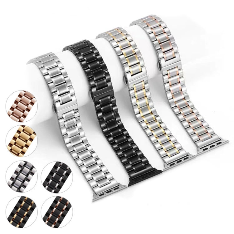 For Apple Watch SE 44mm Five-Beads Stainless Steel Watch Band(Silver) - free shipping - PMC TechLife - Order now!