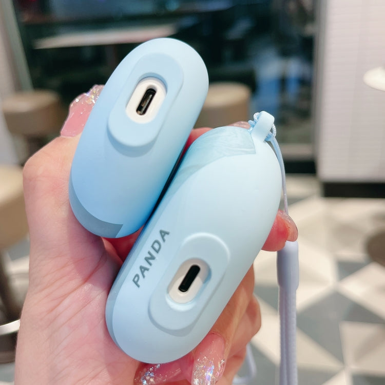 For Huawei FreeBuds 5i Bluetooth Wireless Earphone Frosted Protective Case(Cyan-blue) - Huawei Earphone Case by PMC Jewellery | Online Shopping South Africa | PMC Jewellery | Buy Now Pay Later Mobicred