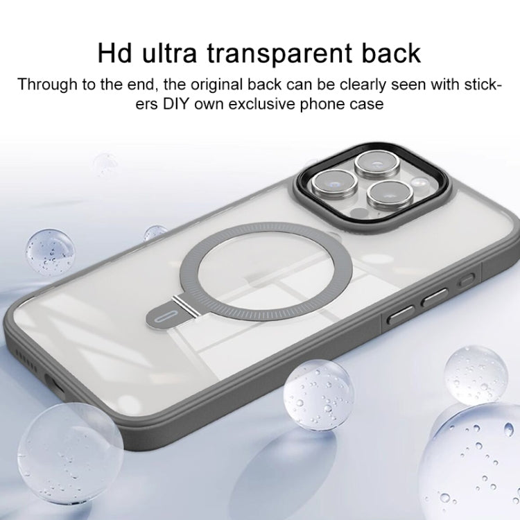 For iPhone 13 Shield Armor MagSafe Holder Phone Case(Deep Purple) - iPhone 13 Cases by PMC TechLife | Online Shopping South Africa | PMC TechLife