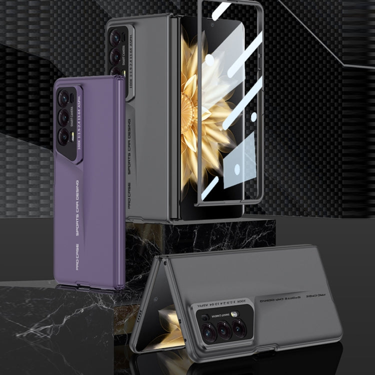 For Honor Magic V2 GKK Integrated Blade Ultra-thin Full Coverage Phone Case(Purple) - Honor Cases by GKK | Online Shopping South Africa | PMC Jewellery | Buy Now Pay Later Mobicred