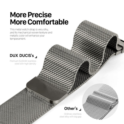 For Apple Watch Ultra 2 49mm DUX DUCIS Milanese Pro Series Stainless Steel Watch Band(Graphite) - Watch Bands by DUX DUCIS | Online Shopping South Africa | PMC Jewellery