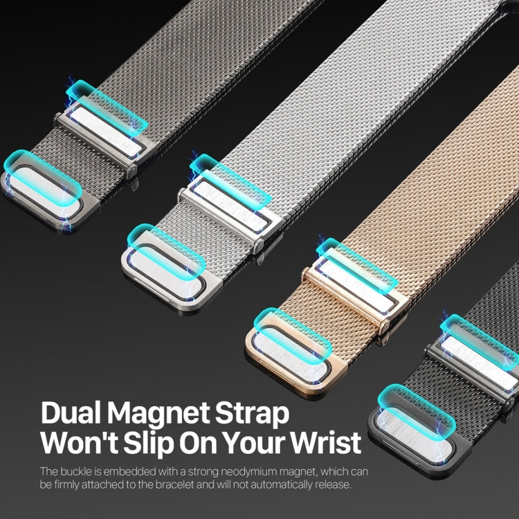 For Apple Watch Ultra 2 49mm DUX DUCIS Milanese Pro Series Stainless Steel Watch Band(Graphite) - Watch Bands by DUX DUCIS | Online Shopping South Africa | PMC Jewellery