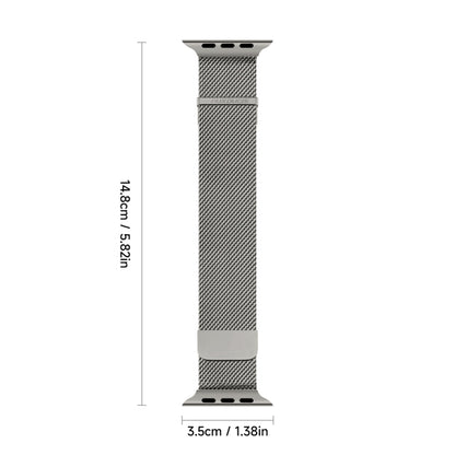 For Apple Watch Series 7 41mm DUX DUCIS Milanese Pro Series Stainless Steel Watch Band(Graphite) - Watch Bands by DUX DUCIS | Online Shopping South Africa | PMC Jewellery