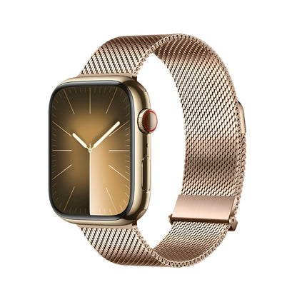 For Apple Watch Series 5 40mm DUX DUCIS Milanese Pro Series Stainless Steel Watch Band(Gold) - Watch Bands by DUX DUCIS | Online Shopping South Africa | PMC Jewellery