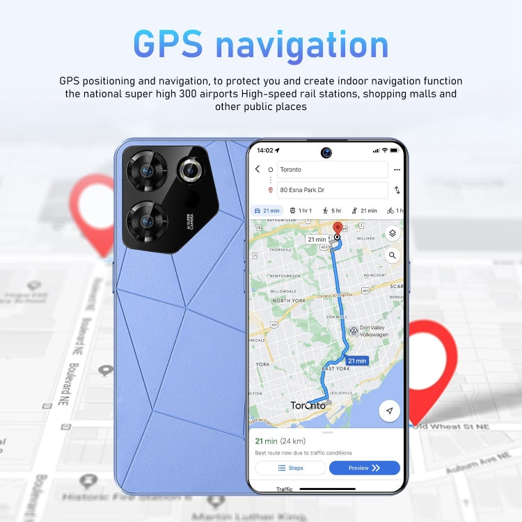 C20 Pro 5G / U32, 3GB+32GB, 6.528 inch Face Identification Android 10.0 MTK6737 Quad Core, Network: 4G, OTG, Dual SIM(Blue) -  by PMC TechLife | Online Shopping South Africa | PMC TechLife
