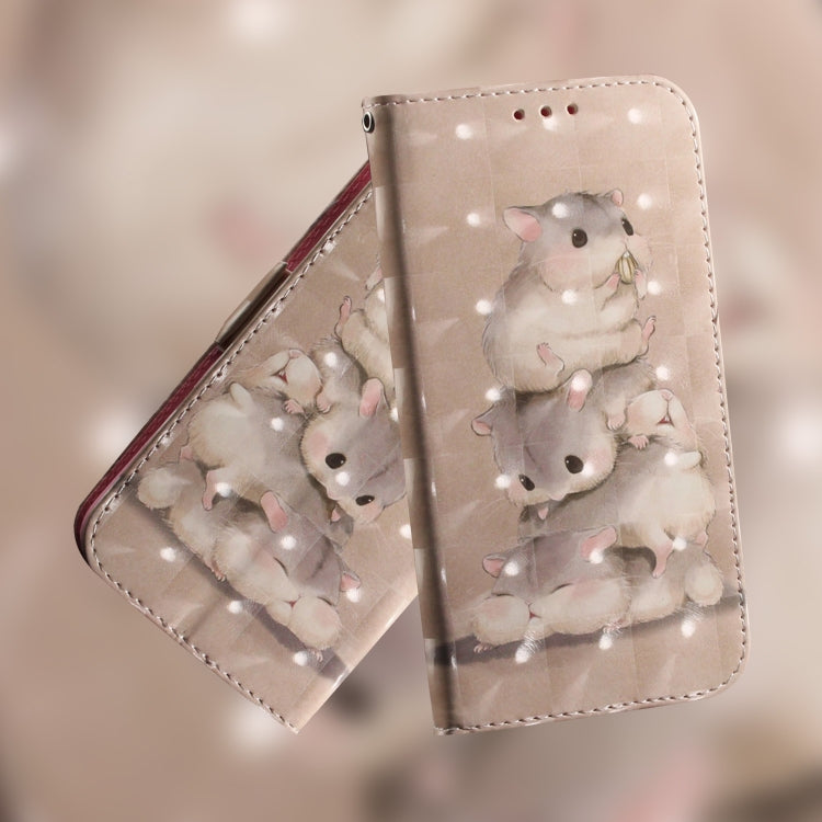 For Google Pixel 9 Pro 3D Colored Horizontal Flip Leather Phone Case(Squirrels) - Google Cases by PMC TechLife | Online Shopping South Africa | PMC TechLife | Buy Now Pay Later Mobicred