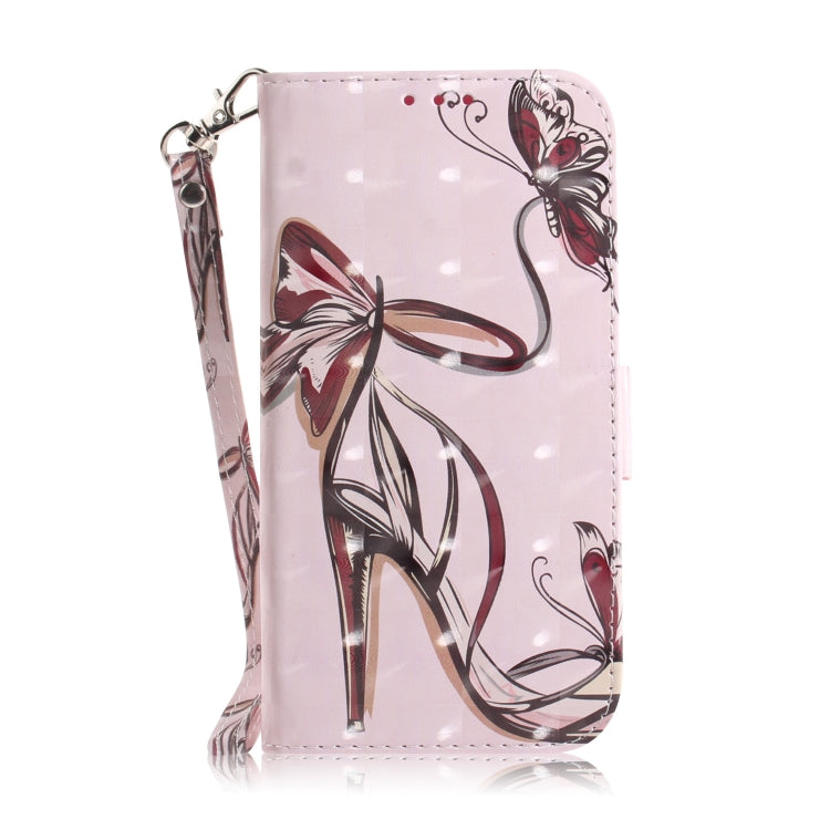 For Google Pixel 9 3D Colored Horizontal Flip Leather Phone Case(Butterfly High-heeled) - Google Cases by PMC TechLife | Online Shopping South Africa | PMC TechLife | Buy Now Pay Later Mobicred