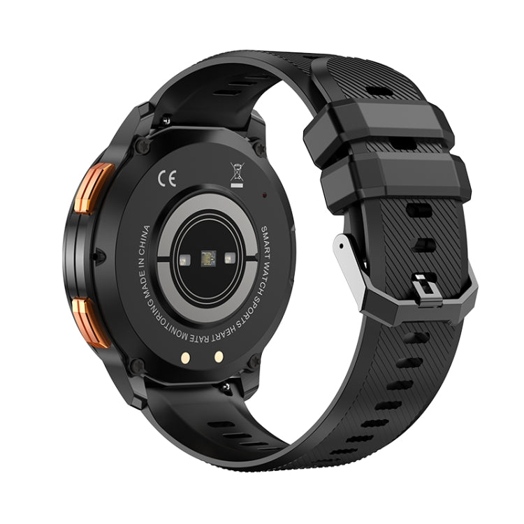 LEMFO AK59 1.43 inch AMLOED Round Screen Silicone Strap Smart Watch(Black) - Smart Watches by LEMFO | Online Shopping South Africa | PMC Jewellery