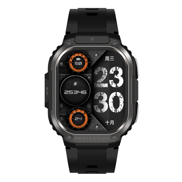 LEMFO DM63 2.13 inch AMOLED Square Screen Smart Watch Android 8.1, Specification:2GB+16GB(Black) - Android Watch by LEMFO | Online Shopping South Africa | PMC Jewellery