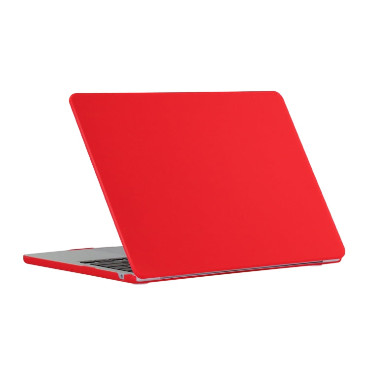 For MacBook Air 15.3 2024 A2941 (M2)/A3114 (M3) Laptop Matte Style Protective Case(Red) - MacBook Air Cases by PMC Jewellery | Online Shopping South Africa | PMC Jewellery | Buy Now Pay Later Mobicred