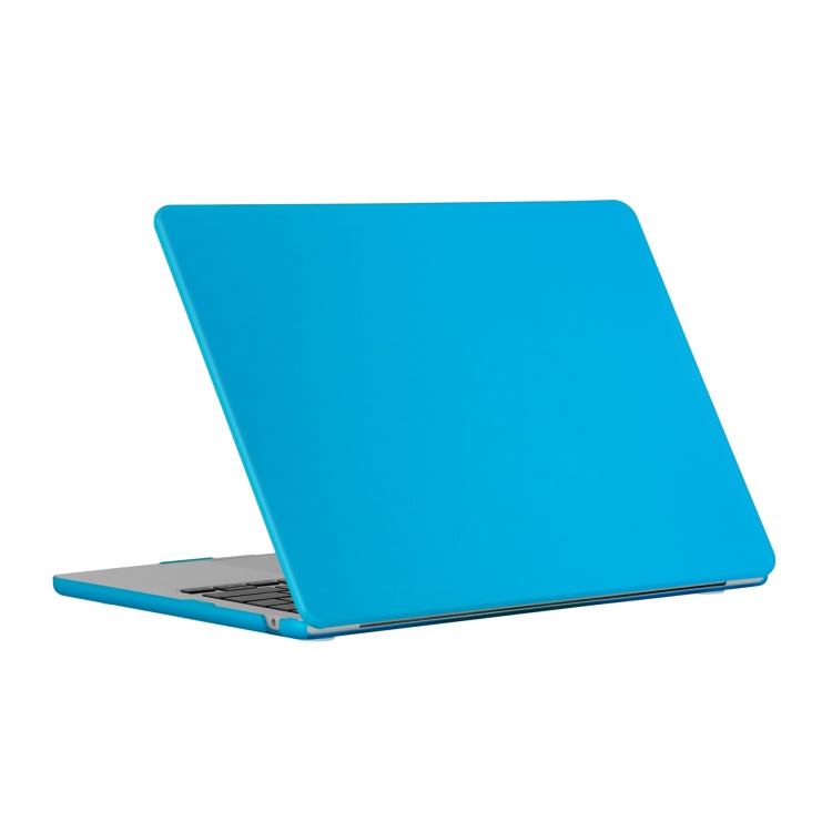 For MacBook Air 15.3 2024 A2941 (M2)/A3114 (M3) Laptop Matte Style Protective Case(Water Blue) - MacBook Air Cases by PMC Jewellery | Online Shopping South Africa | PMC Jewellery | Buy Now Pay Later Mobicred