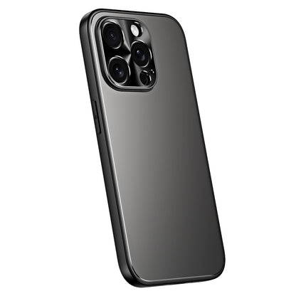 For iPhone 13 Pro Max R-JUST RJ-61 Electroplating Frosted TPU + PC Phone Case(Grey) - iPhone 13 Pro Max Cases by R-JUST | Online Shopping South Africa | PMC Jewellery