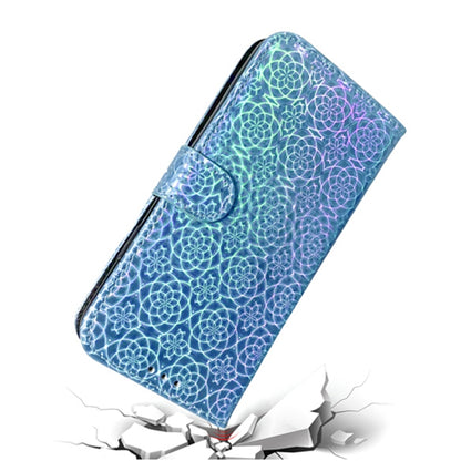 For Google Pixel 9 Colorful Magnetic Buckle Leather Phone Case(Blue) - Google Cases by PMC Jewellery | Online Shopping South Africa | PMC Jewellery | Buy Now Pay Later Mobicred