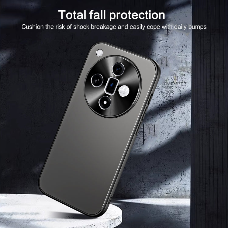 For OPPO Find X7 R-JUST RJ-61 Electroplating Frosted TPU + PC Phone Case(Pink) - Find X7 Cases by R-JUST | Online Shopping South Africa | PMC TechLife