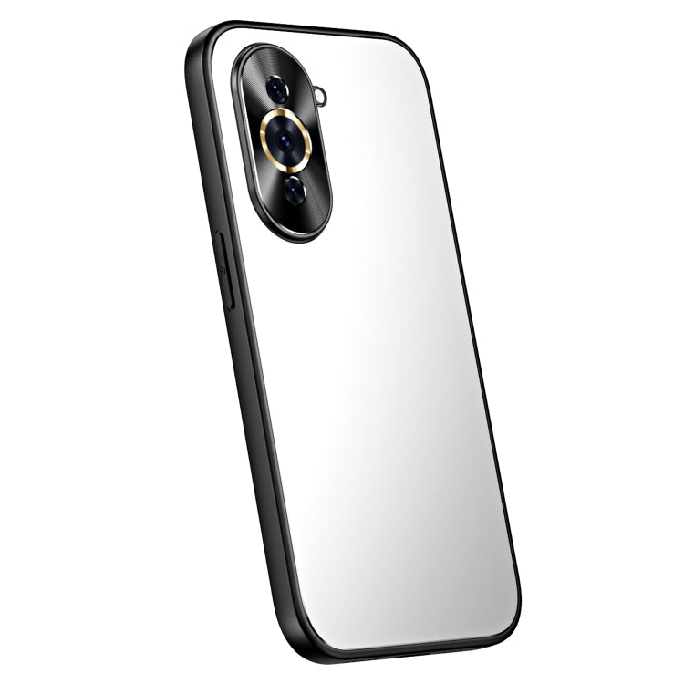 For Huawei nova 10 R-JUST RJ-61 Electroplating Frosted TPU + PC Phone Case(Silver) - Huawei Cases by R-JUST | Online Shopping South Africa | PMC TechLife | Buy Now Pay Later Mobicred