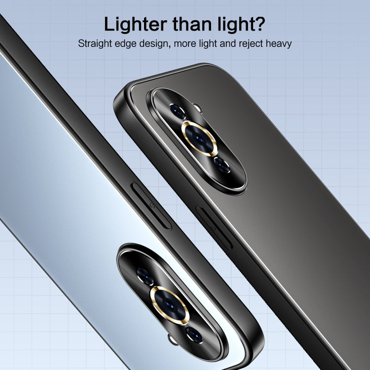 For Huawei nova 10 R-JUST RJ-61 Electroplating Frosted TPU + PC Phone Case(Silver) - Huawei Cases by R-JUST | Online Shopping South Africa | PMC TechLife | Buy Now Pay Later Mobicred