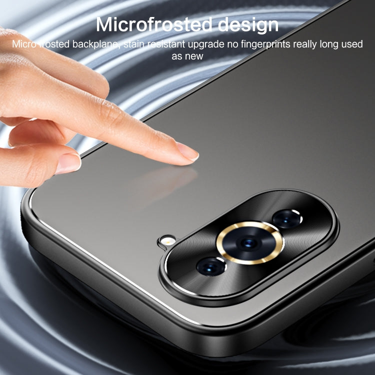 For Huawei nova 10 R-JUST RJ-61 Electroplating Frosted TPU + PC Phone Case(Silver) - Huawei Cases by R-JUST | Online Shopping South Africa | PMC TechLife | Buy Now Pay Later Mobicred