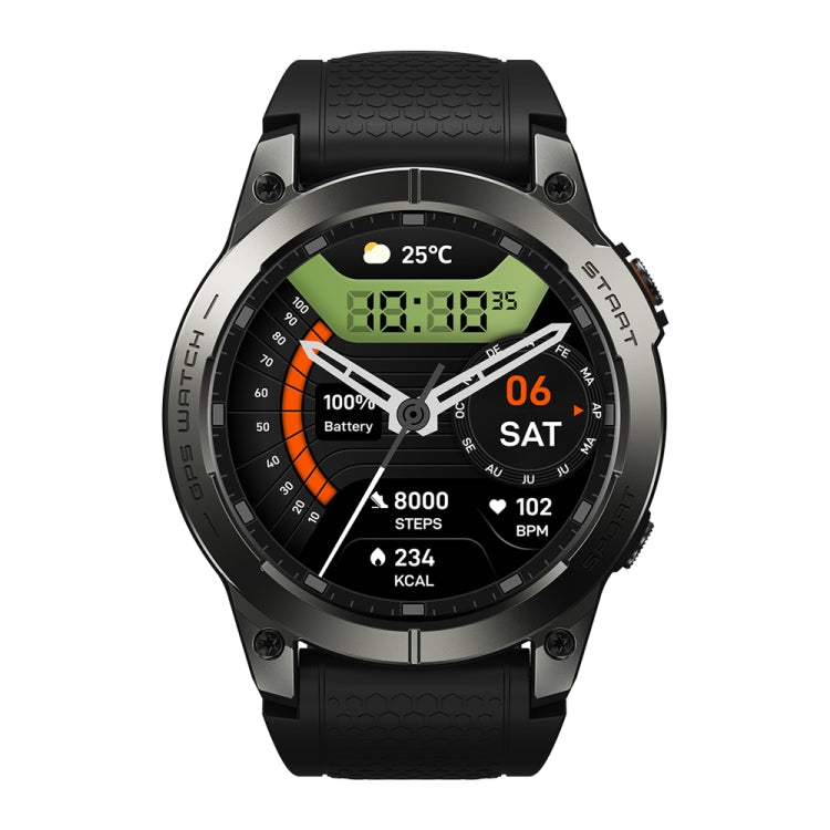 Zeblaze Stratos 3 Pro 1.43 inch AMOLED Screen Sports Smart Watch Support Bluethooth Call(Black) - Smart Watches by Zeblaze | Online Shopping South Africa | PMC Jewellery