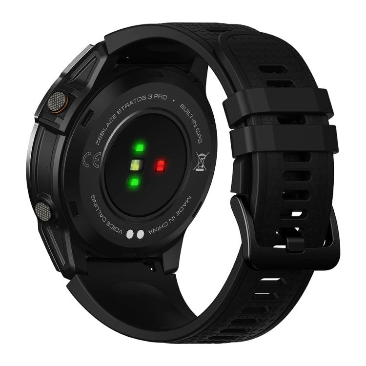 Zeblaze Stratos 3 Pro 1.43 inch AMOLED Screen Sports Smart Watch Support Bluethooth Call(Black) - Smart Watches by Zeblaze | Online Shopping South Africa | PMC Jewellery