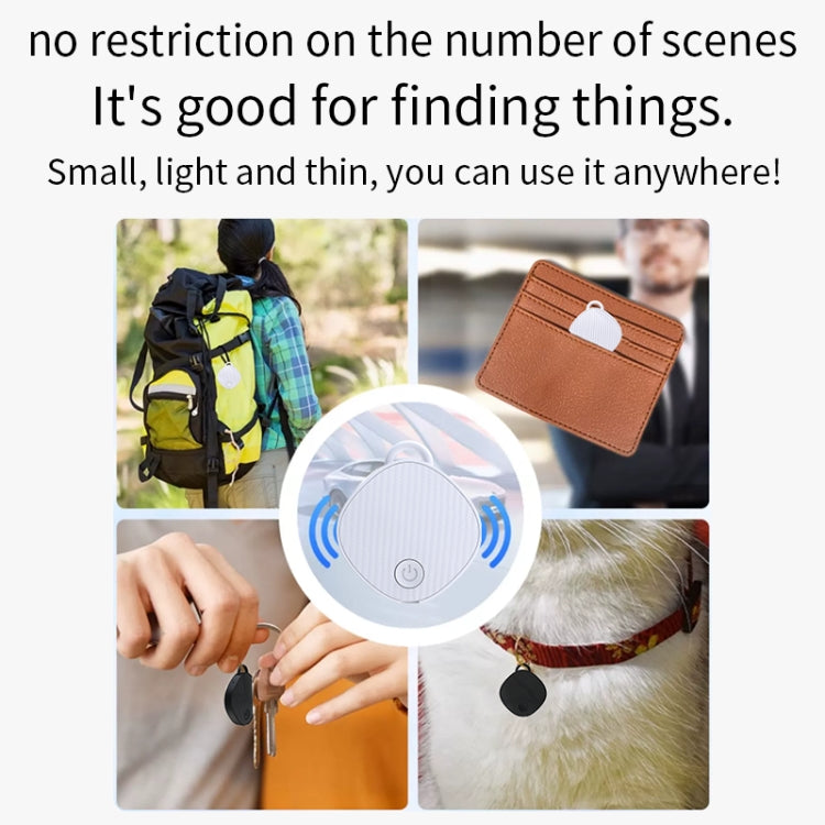 Global Positioning Pet Key Anti-Lost Device Smart Bluetooth GPS Locator(White) - Personal Tracker by PMC TechLife | Online Shopping South Africa | PMC TechLife | Buy Now Pay Later Mobicred