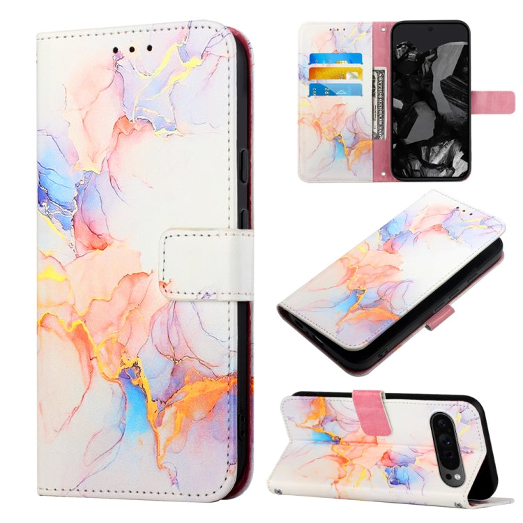 For Google Pixel 9 Pro PT003 Marble Pattern Flip Leather Phone Case(Galaxy Marble White) - Google Cases by PMC Jewellery | Online Shopping South Africa | PMC Jewellery | Buy Now Pay Later Mobicred