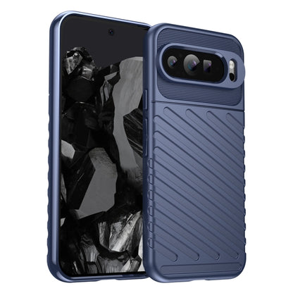 For Google Pixel 9 Pro 5G Thunderbolt Shockproof TPU Phone Case(Blue) - Google Cases by PMC Jewellery | Online Shopping South Africa | PMC Jewellery | Buy Now Pay Later Mobicred