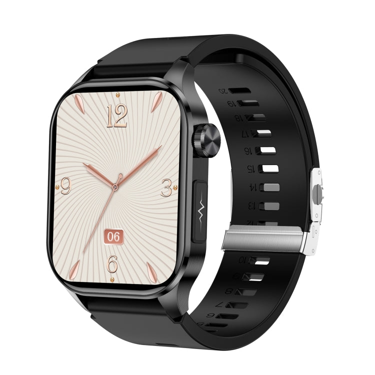 ET580 2.04 inch AMOLED Screen Sports Smart Watch Support Bluethooth Call /  ECG Function(Black Butterfly Buckle) - Smart Watches by PMC TechLife | Online Shopping South Africa | PMC TechLife