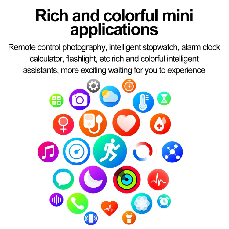 ET580 2.04 inch AMOLED Screen Sports Smart Watch Support Bluethooth Call /  ECG Function(Red Silicone Band) - Smart Watches by PMC TechLife | Online Shopping South Africa | PMC TechLife