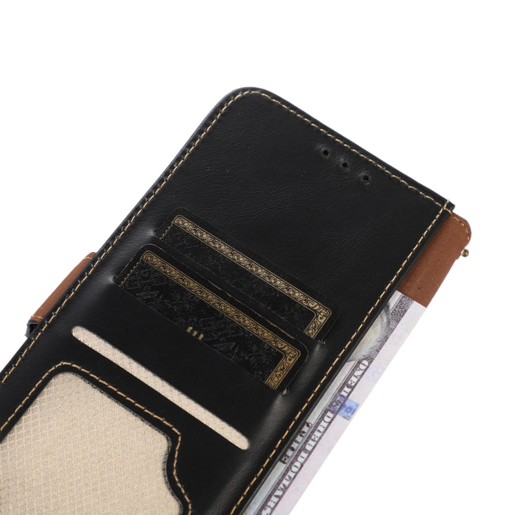 For Google Pixel 9 Pro Crazy Horse Top Layer Cowhide Leather Phone Case(Black) - Google Cases by PMC TechLife | Online Shopping South Africa | PMC TechLife | Buy Now Pay Later Mobicred
