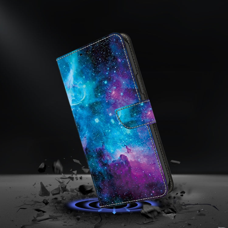 For Google Pixel 9 Pro Crystal Painted Leather Phone case(Starry Sky) - Google Cases by PMC Jewellery | Online Shopping South Africa | PMC Jewellery | Buy Now Pay Later Mobicred