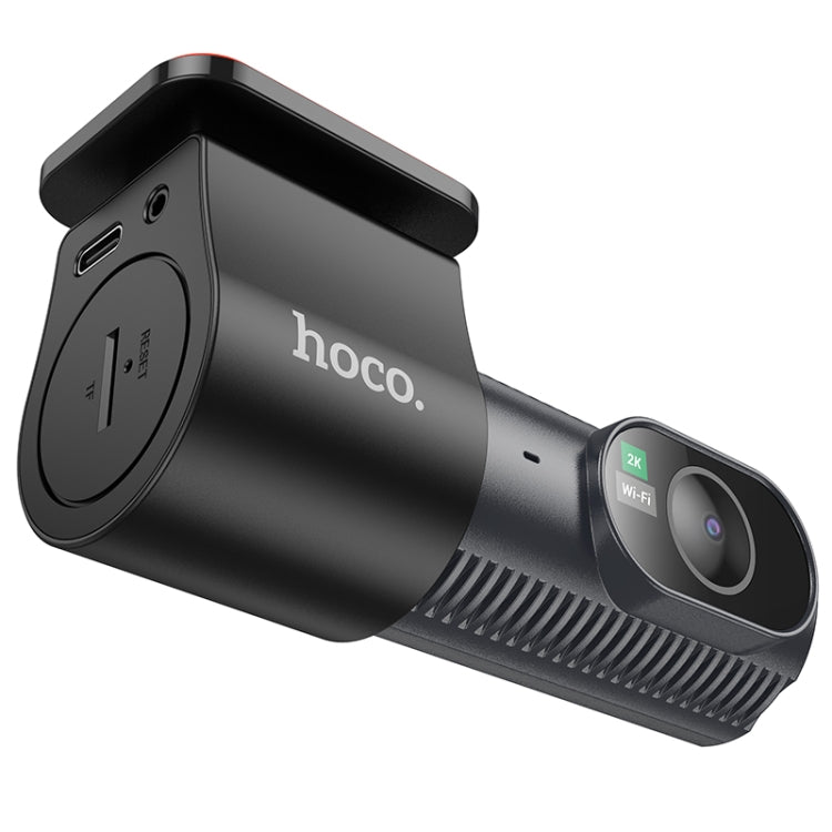 hoco DV7 2K Display Hidden Driving Recorder(Black) - Car DVRs by hoco | Online Shopping South Africa | PMC Jewellery | Buy Now Pay Later Mobicred