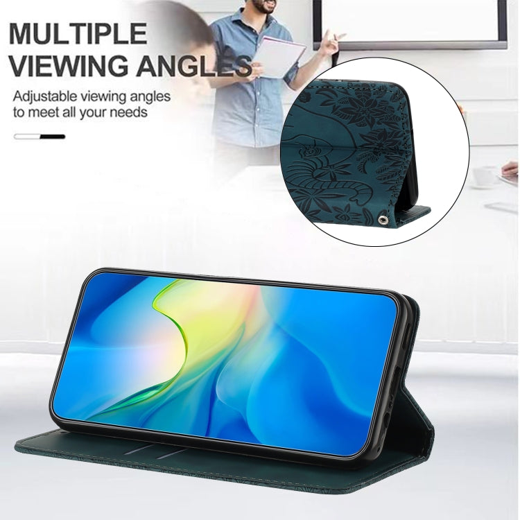 For iPhone 16 Pro Retro Elephant Embossed Leather Phone Case(Green) - free shipping - PMC TechLife - Order now!