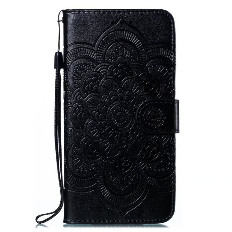 For Xiaomi 14 Ultra Sun Mandala Embossing Pattern Phone Leather Case(Black) - free shipping - PMC TechLife - Order now!