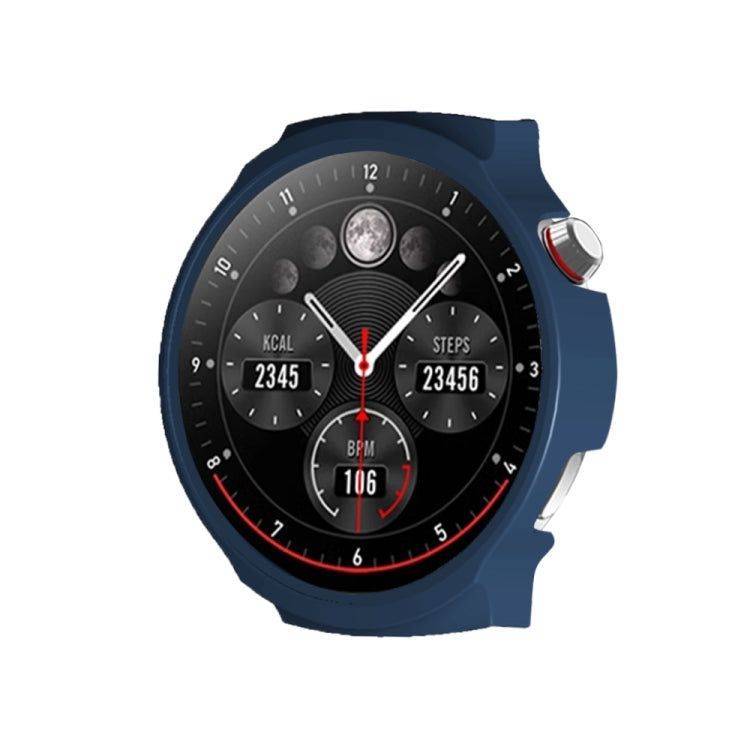 For Aigo Smart Watch V8 Half Coverage PC Watch Protective Case(Midnight Blue) - Watch Case by PMC TechLife | Online Shopping South Africa | PMC TechLife