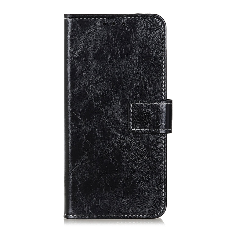 For Google Pixel 9 Retro Crazy Horse Texture Flip Leather Phone Case(Black) - Google Cases by PMC TechLife | Online Shopping South Africa | PMC TechLife | Buy Now Pay Later Mobicred