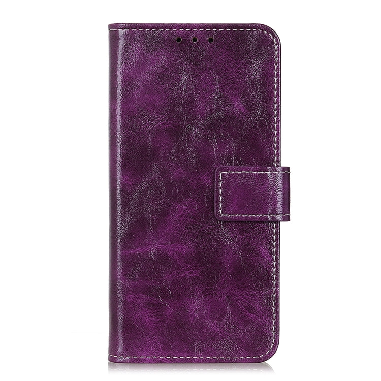 For Google Pixel 9 Retro Crazy Horse Texture Flip Leather Phone Case(Purple) - Google Cases by PMC Jewellery | Online Shopping South Africa | PMC Jewellery | Buy Now Pay Later Mobicred