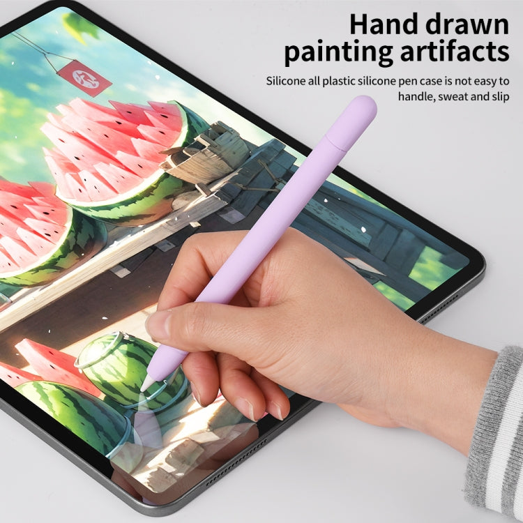 For Apple Pencil (USB-C) Solid Color Silicone Protective Case(Sky Blue) - Pencil Accessories by PMC Jewellery | Online Shopping South Africa | PMC Jewellery | Buy Now Pay Later Mobicred