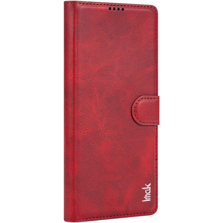 For Samsung Galaxy S24 Ultra 5G IMAK Count Series Flip Leather Phone Case(Red) - Galaxy S24 Ultra 5G Cases by imak | Online Shopping South Africa | PMC Jewellery | Buy Now Pay Later Mobicred