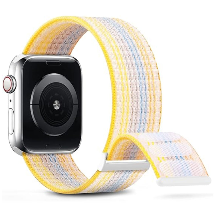 For Apple Watch 42mm Dual Hook and Loop Nylon Watch Band(Colorful Starlight) - Watch Bands by PMC TechLife | Online Shopping South Africa | PMC TechLife