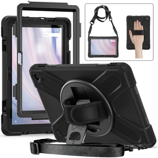 For Amazon Kindle Fire HD10 2023 Silicone Hybrid PC Full Body Tablet Case(Black) - Amazon by PMC Jewellery | Online Shopping South Africa | PMC Jewellery | Buy Now Pay Later Mobicred