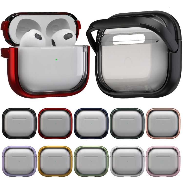 For AirPods Pro 2  TPU Hybrid PC Case with Holder(Army Green) - For AirPods Pro 2 by PMC Jewellery | Online Shopping South Africa | PMC Jewellery | Buy Now Pay Later Mobicred